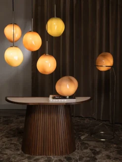 Abby hanglamp 5*E27 - Multikleur