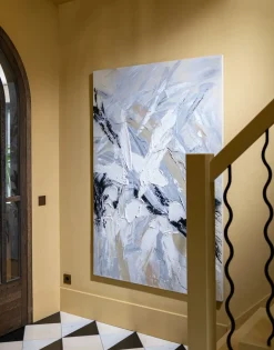 Abstract Power schilderij 120x180cm - Multikleur