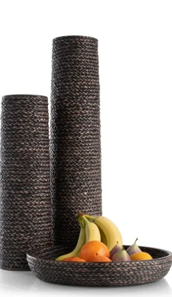 Adam vaas H49cm - Zwart