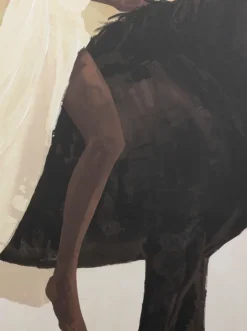 Amazone schilderij 90x140cm - Multikleur