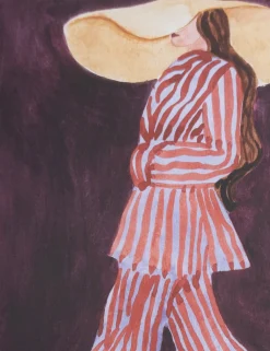 Ambra wand doek - 70x100cm