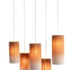Ambre hanglamp 5*E27 - Koper