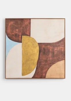 Annabel schilderij 80x80cm - Multikleur