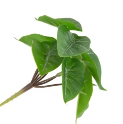 Anthurium Mini Bush H13cm kunstbloem - Groen