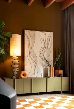 Anton vloerlamp 1*E27 - Beige