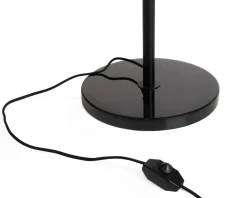 Arjen vloerlamp 2*E27 - Zwart/Goud