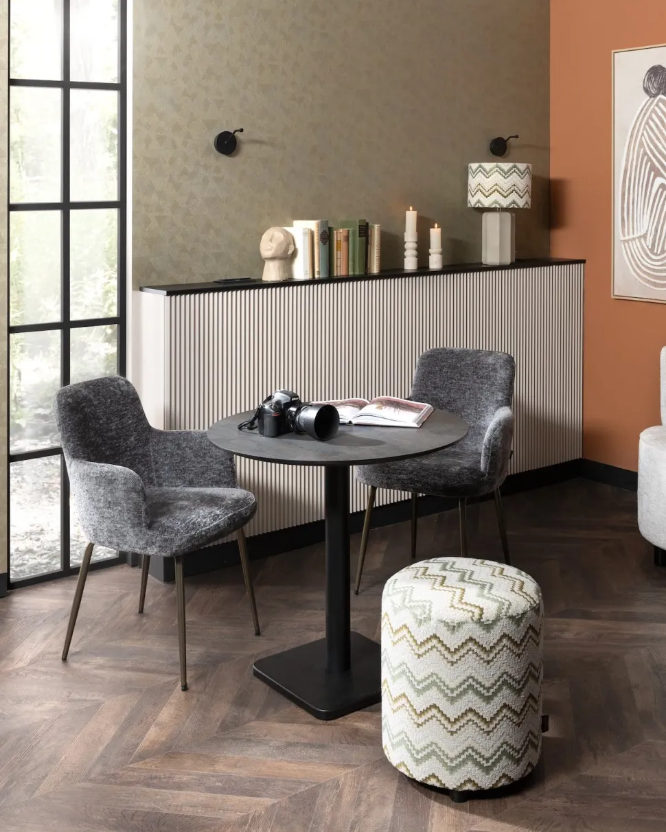 Armstoel Olle - Antraciet