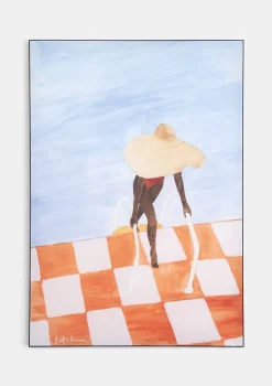 Aurora wand doek - 70x100cm