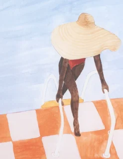 Aurora wand doek - 70x100cm