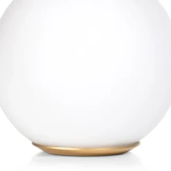 Bali glazen bol D12cm - Wit