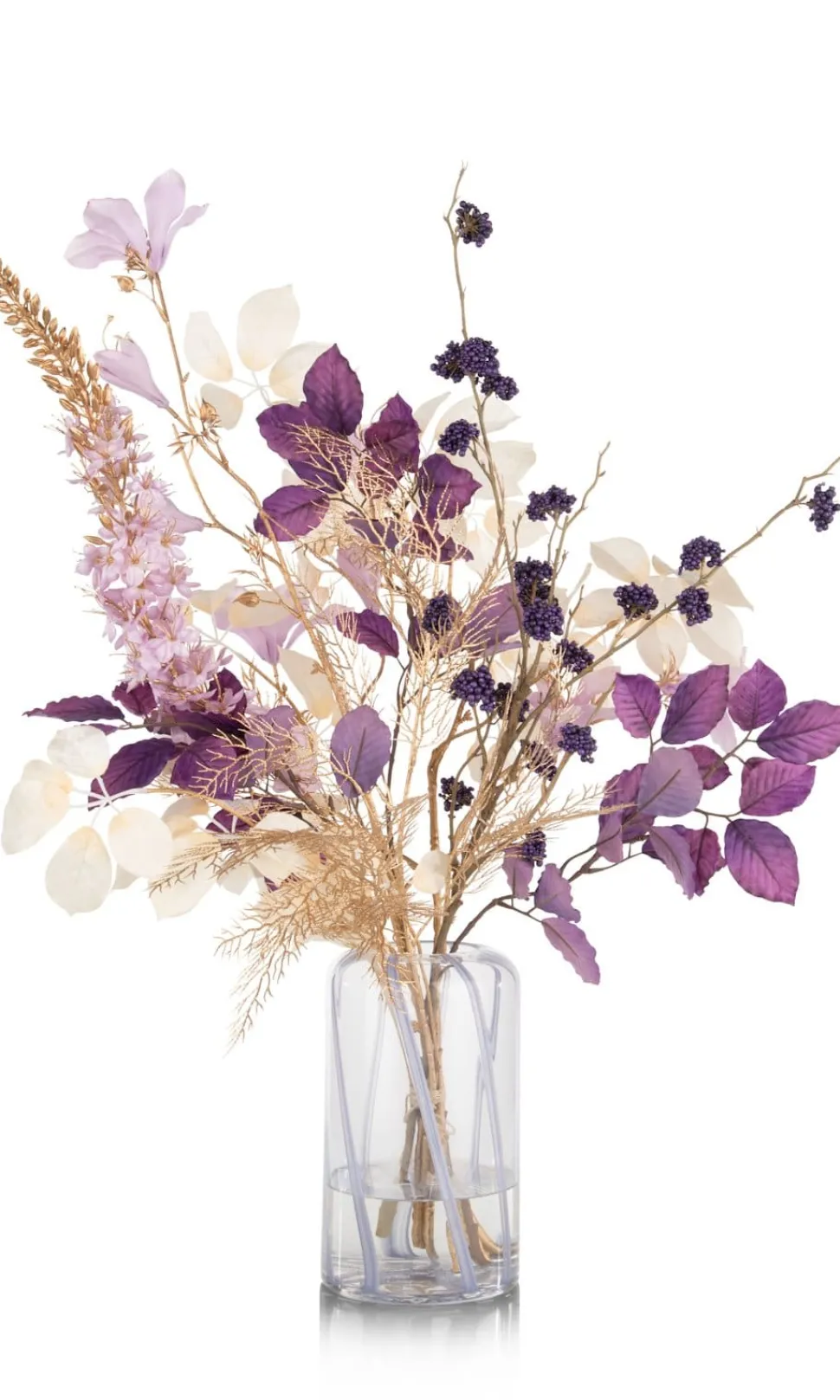 Bauhinia Branch H115cm kunstbloem - Paars