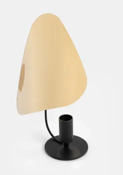 Bea kandelaar H20cm - Zwart/Goud