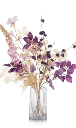 Beech Leaves Spray H95cm kunstbloem - Paars