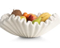 Bella schaal D51cm - Cremekleurig