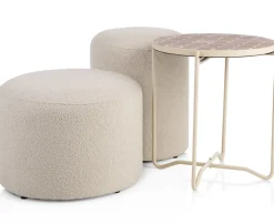 Bento bijzettafel H45cm - Roze