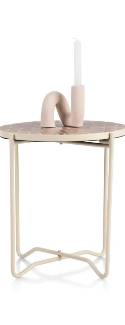 Bento bijzettafel H45cm - Roze