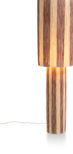 Billie vloerlamp 1*E27 - Bruin