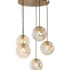 Bo hanglamp 5*E27 - Goud