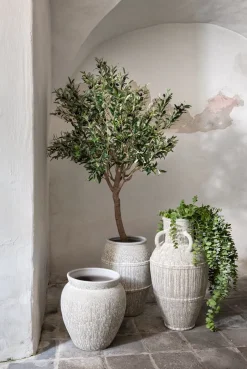 Braga pot H25cm - Beige