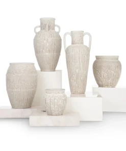 Braga pot H25cm - Beige