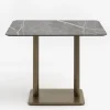 Brest bartafel marble light grey 120x75cm - Goud