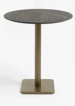 Brest bartafel marble onyx D80cm - Goud