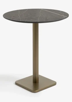 Brest bartafel marble onyx D80cm - Goud