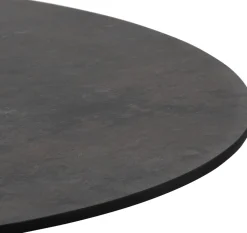 Brest bartafel stone anthracite D80cm - Goud