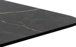 Brest bistrotafel marble onyx 75x75cm - Goud