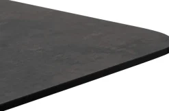 Brest bistrotafel stone anthracite 120x75cm - Goud