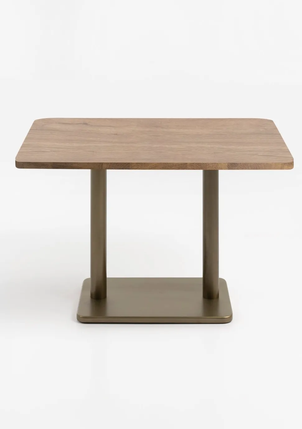 Brest bistrotafel vintage oak 120x75cm - Goud