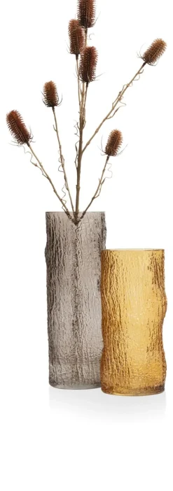 Brisk vaas H32cm - Amber