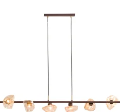 Cali glazen bol S - Bruin