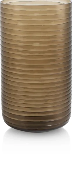 Caramel vaas H41cm - Bruin