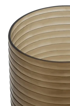 Caramel vaas H41cm - Bruin