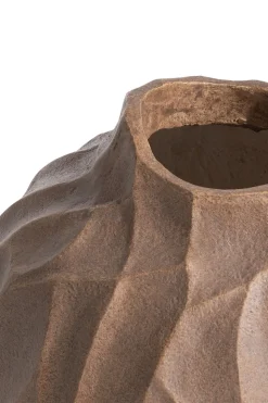 Casper vaas H53cm - Bruin