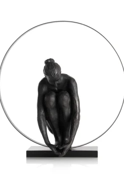 Circle Lady beeld H54cm - Zwart