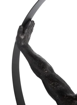 Circle Man beeld H58cm - Zwart