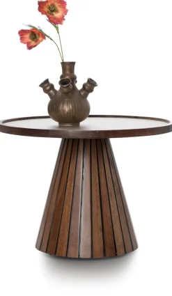 Cleo bijzettafel H44cm - Bruin