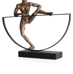 Climbing beeld H33cm - Goud