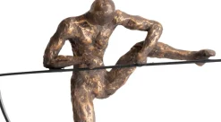 Climbing beeld H33cm - Goud