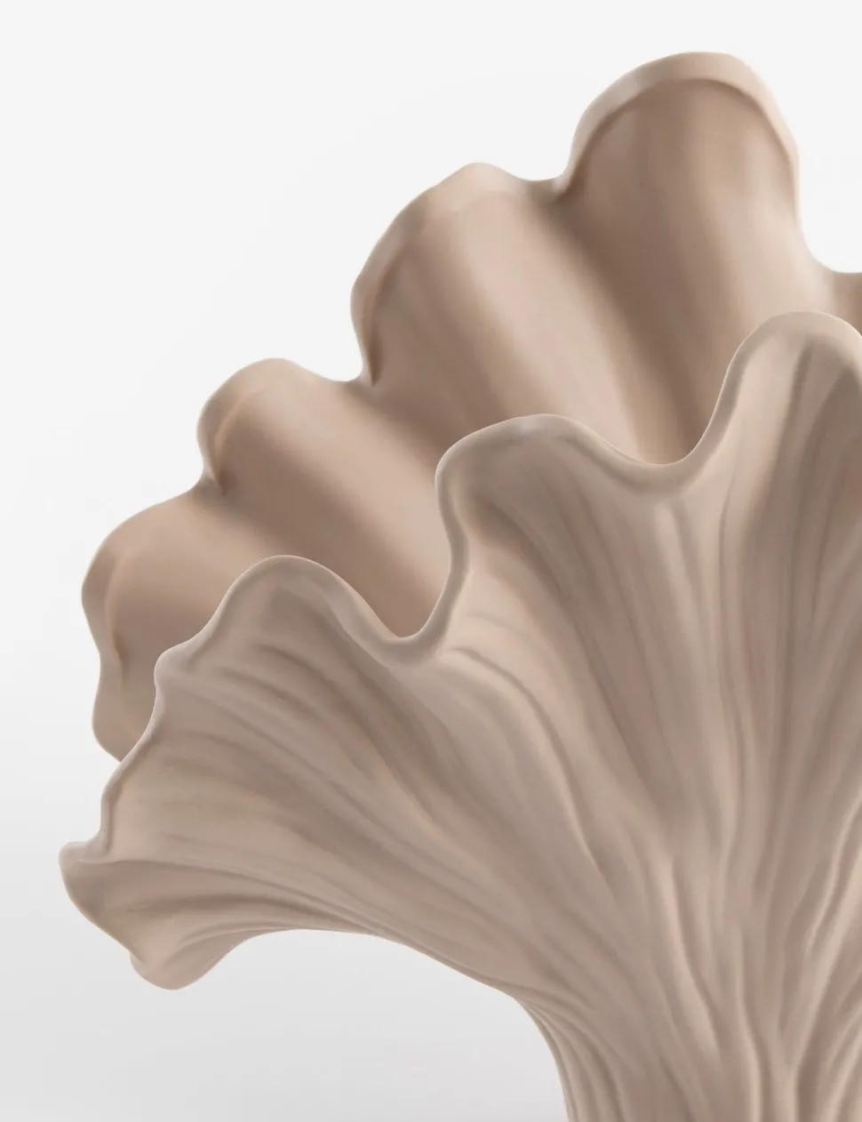 Coral vaas H26cm - Grijs