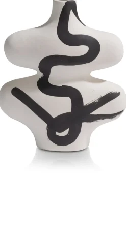 Curvy vaas H26cm - Multikleur