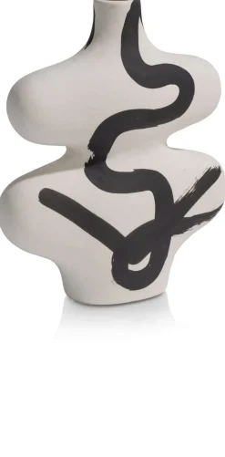 Curvy vaas H26cm - Multikleur