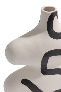 Curvy vaas H35cm - Multikleur