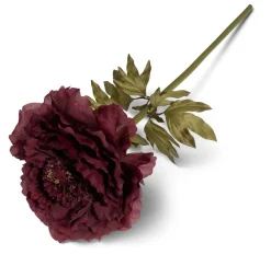 Dahlia giant spray kunstbloem 115cm - Bordeaux