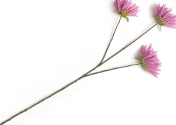 Dahlia Spider Spray kunstbloem H75cm - Paars