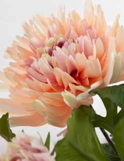 Dahlia spray kunstbloem H75cm - Roze