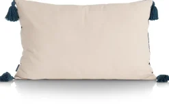 Daisy kussen 40x60cm - Blauw