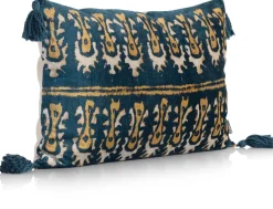 Daisy kussen 40x60cm - Blauw